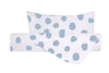 Set copripiumino federe parure copripiumino stampa digitale 100% cotone Made in Italy DOT MAXI CELESTE