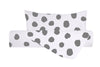 Set Copripiumino federe parure Copripiumino Stampa Digitale 100% Cotone, Made in Italy DOT MAXI GRIGIO