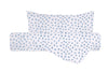 Set Copripiumino federe parure Copripiumino Stampa Digitale 100% Cotone, Made in Italy  DOT MINI CELESTE