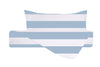 Set Copripiumino federe parure Copripiumino Stampa Digitale 100% Cotone, Made in Italy RIGA MAXI CELESTE