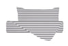 Set Copripiumino federe parure Copripiumino Stampa Digitale 100% Cotone, Made in Italy RIGA MINI GRIGIO