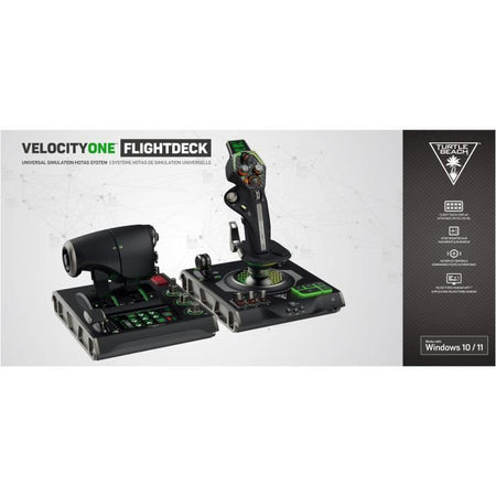 Sistema di simulazione premium HOTAS - TURTLE BEACH - VelocityOne Flightdeck - Per PC Windows 10 e 11