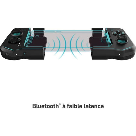 Controller di gioco mobile Android - Turtle Beach Atom - Bluetooth - Nero/Ciano