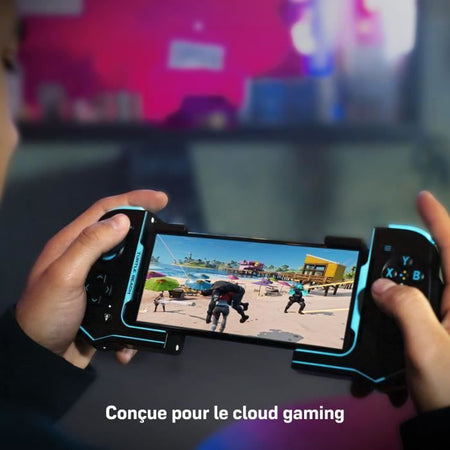 Controller di gioco mobile Android - Turtle Beach Atom - Bluetooth - Nero/Ciano