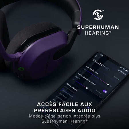 Cuffie da gioco wireless - TURTLE BEACH - TBS-2102-45 - Stealth 600 - Gen 3 - XB - Viola