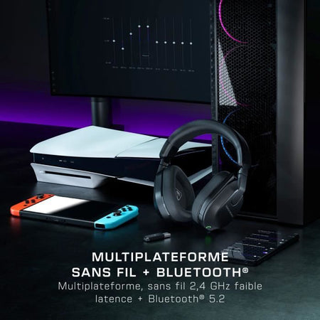 Cuffie da gioco wireless multipiattaforma - TURTLE BEACH - Stealth 600 PC (Gen 3) - Nero
