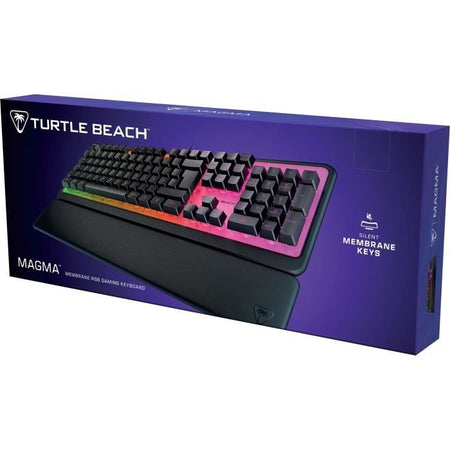 Tastiera da gioco - Turtle Beach Magma - Membrana RGB - Nera, tasti silenziosi, AIMO RGB
