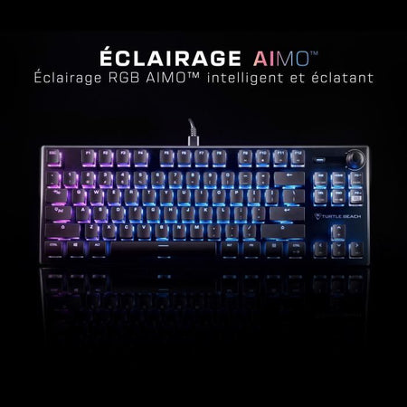 Tastiera da gioco meccanica RGB compatta - TURTLE BEACH - Vulcan TKL - Nera