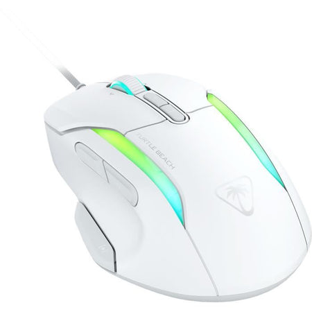 Mouse da gioco wireless - Turtle Beach Kone II - Ultra leggero - Bianco, 26.000 DPI, 23 funzioni personalizzabili