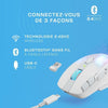 Mouse da gioco wireless - TURTLE BEACH - Kone XP Air - Con stazione di ricarica - Bianco
