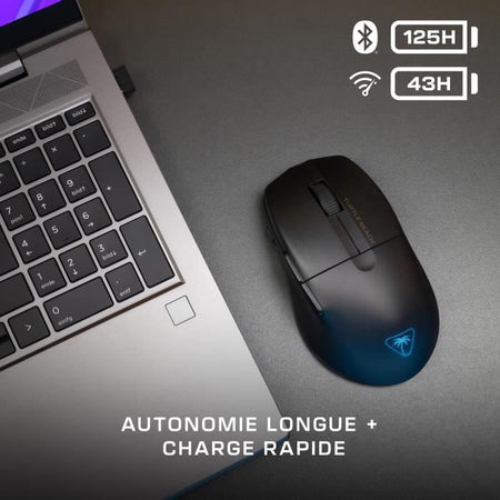Mouse da gioco wireless ultraleggero - TURTLE BEACH - Pure Air - Nero