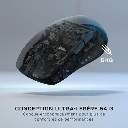 Mouse da gioco wireless ultraleggero - TURTLE BEACH - Pure Air - Nero