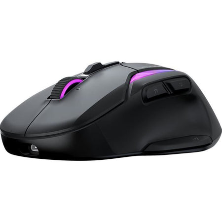 Mouse da gioco wireless - Turtle Beach Kone II Air - Ergonomico - Nero, Bluetooth, 26.000 DPI, volante 4D