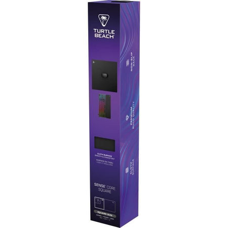 Tappetino per mouse da gioco - Turtle Beach SenseCore Square - Superficie in microtessuto, bilanciata, confortevole