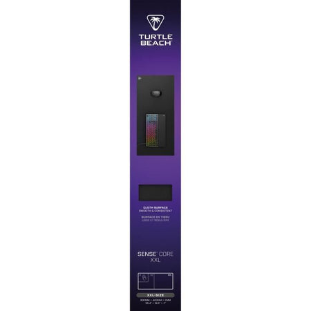 Tappetino per mouse da gioco - Turtle Beach SenseCore XXL - Superficie in microtessuto, equilibrata, confortevole