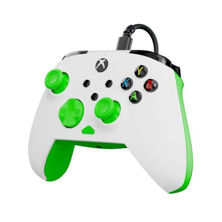 Gamepad - Xbox Series XS, Xbox One e PC - Rematch Core - RGB - Cablato - Bianco / Verde - TURTLE BEACH
