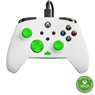 Gamepad - Xbox Series XS, Xbox One e PC - Rematch Core - RGB - Cablato - Bianco / Verde - TURTLE BEACH