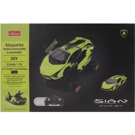 Kit di montaggio Lamborghini Sian - TURBO CHALLENGE - Auto telecomandata - Verde - 1/18