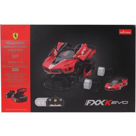 Ferrari FXX K Evo Kit di montaggio - TURBO CHALLENGE - Auto telecomandata - Rosso - 1/18