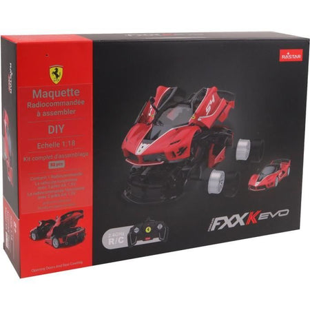 Ferrari FXX K Evo Kit di montaggio - TURBO CHALLENGE - Auto telecomandata - Rosso - 1/18