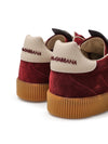 Dolce & Gabbana Low-Top Sneakers Bordeaux e Beige DNA da uomo