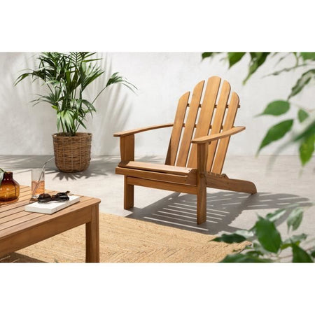 Sedia da giardino reclinabile in acacia FSC - 72,5 x 89,5 x H.94 cm