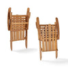 Sedia da giardino reclinabile in acacia FSC - 72,5 x 89,5 x H.94 cm