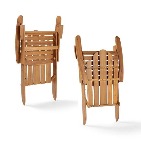 Sedia da giardino reclinabile in acacia FSC - 72,5 x 89,5 x H.94 cm