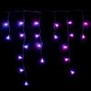 Tenda luminosa a Led Stalattite Twinkly RGB e Bianco caldo, 5 x h 0,6 metri