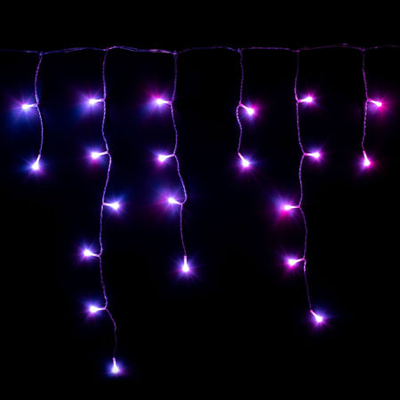 Tenda luminosa a Led Stalattite Twinkly RGB e Bianco caldo, 5 x h 0,6 metri