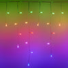 Tenda luminosa a Led Stalattite Twinkly RGB e Bianco caldo, 5 x h 0,6 metri
