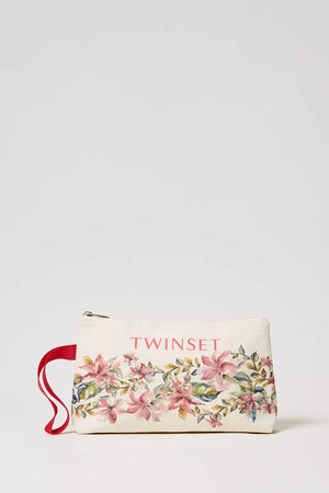 TWINSET | Pochette in canvas stampato
