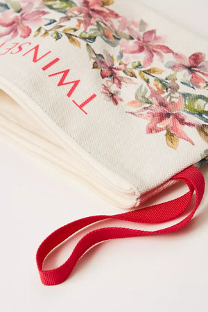 TWINSET | Pochette in canvas stampato