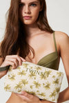 TWINSET | Pochette in canvas stampato