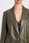TWINSET | Giacca blazer effetto pelle