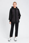 TWINSET | Caban in tessuto scuba e nylon