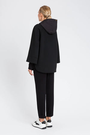 TWINSET | Caban in tessuto scuba e nylon