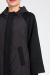 TWINSET | Caban in tessuto scuba e nylon