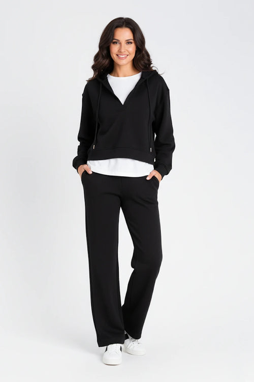 TWINSET | Tuta felpa con zip e pantalone coulisse