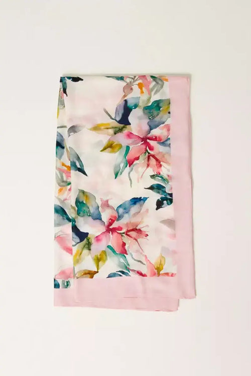 TWINSET | Kefiah con stampa floreale