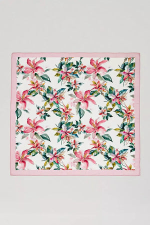 TWINSET | Kefiah con stampa floreale
