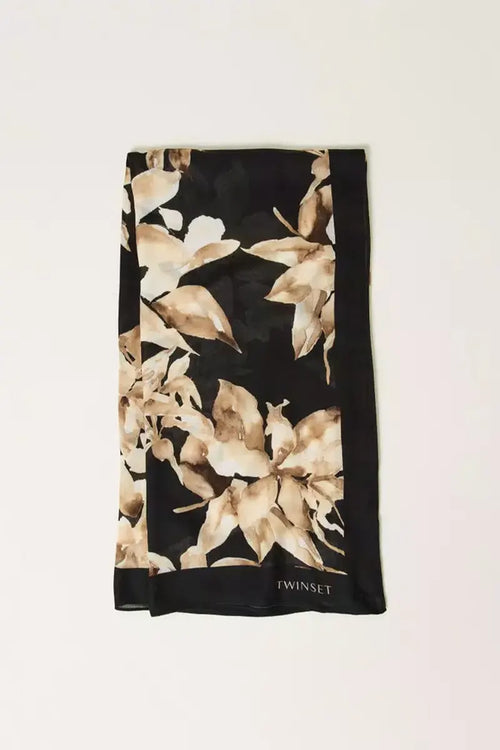 TWINSET | Kefiah con stampa floreale