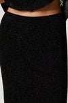 TWINSET | Gonna longuette in maglia lurex