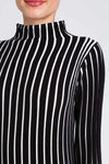 TWINSET | Maglia lupetto con stampa righe