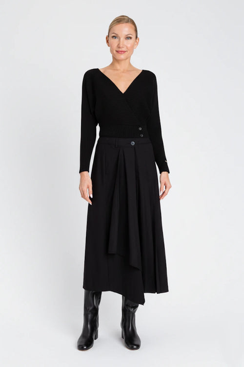 TWINSET | Maglia con incrocio a costine