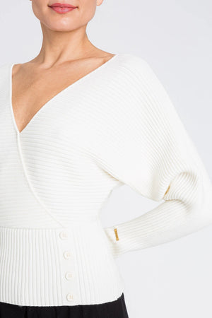 TWINSET | Maglia con incrocio a costine