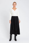 TWINSET | Maglia con incrocio a costine