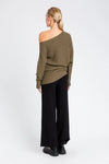 TWINSET | Maglia asimmetrica in misto lana
