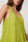 TWINSET | Abito corto in tessuto traforato