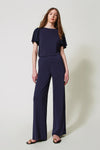 TWINSET | Pantaloni a palazzo in jersey